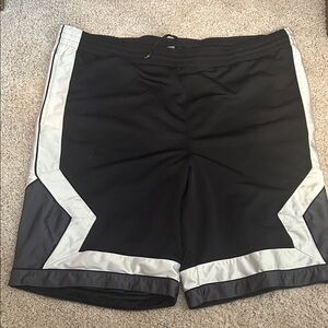 Nike Black and Gray Athletic Shorts